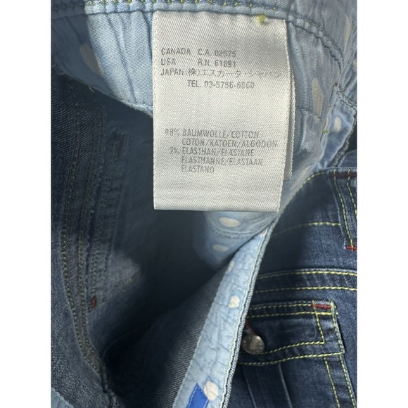 Escada Sport  Vintage Capri High‎ Waist Jeans size EU 40 Made In Italy - Picture 3 of 6